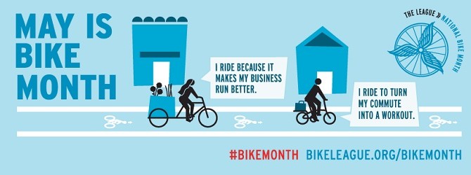 May is National Bike Month!